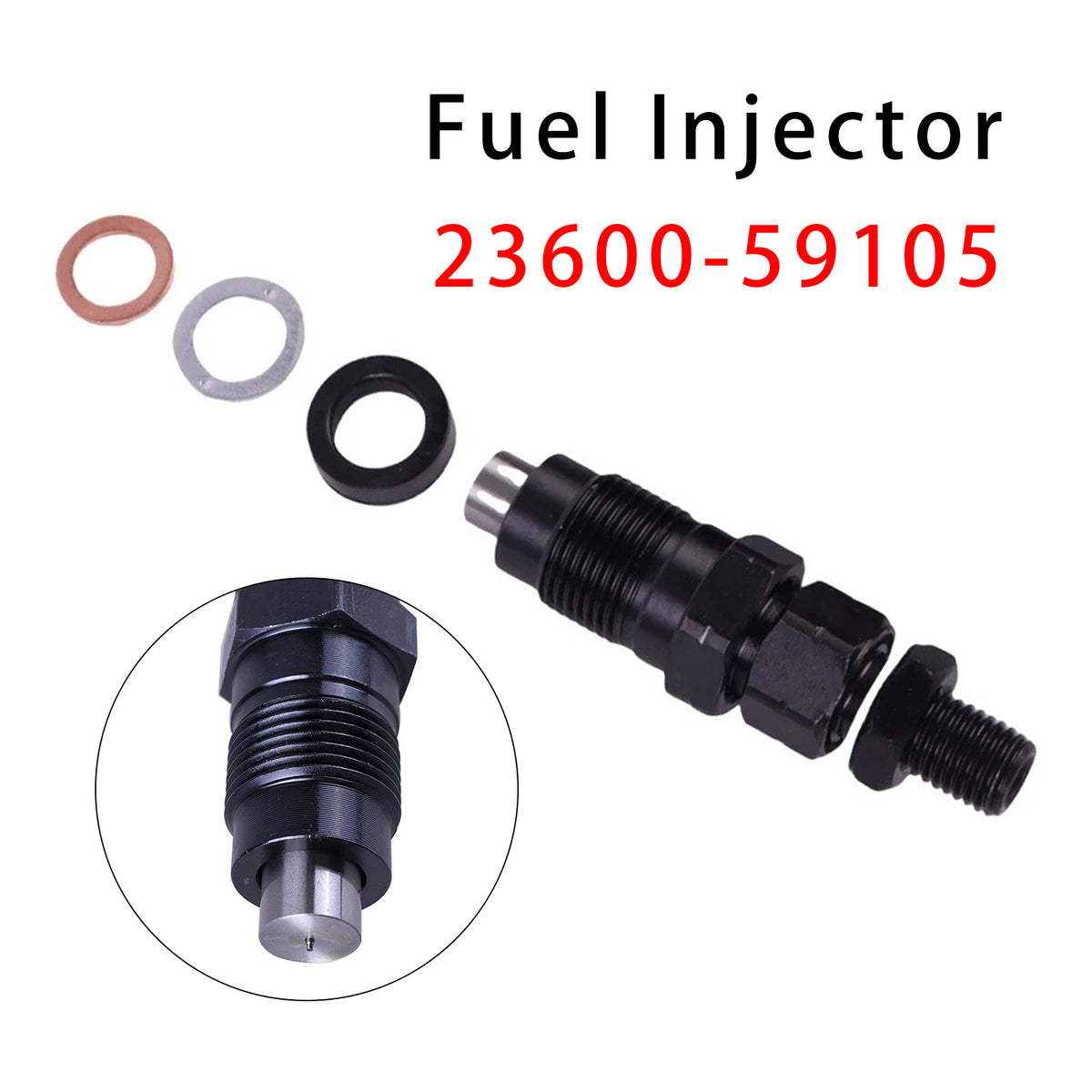 Toyota 3L Hilux Hiace 2.8L Engine 23600-59105 1PCS Fuel Injector