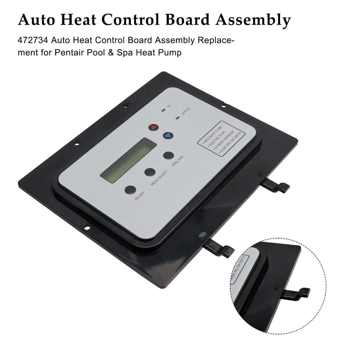 Pentair UltraTemp 472734 Auto Heat Control Board Assembly Replacement