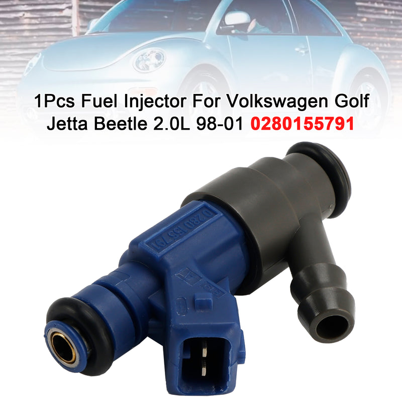 Volkswagen Golf Jetta Beetle 2.0L 1998-2001 0280155791 1PCS Fuel Injector