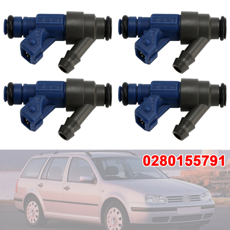 Volkswagen Golf Jetta Beetle 2.0L 1998-2001 0280155791 4PCS Fuel Injector