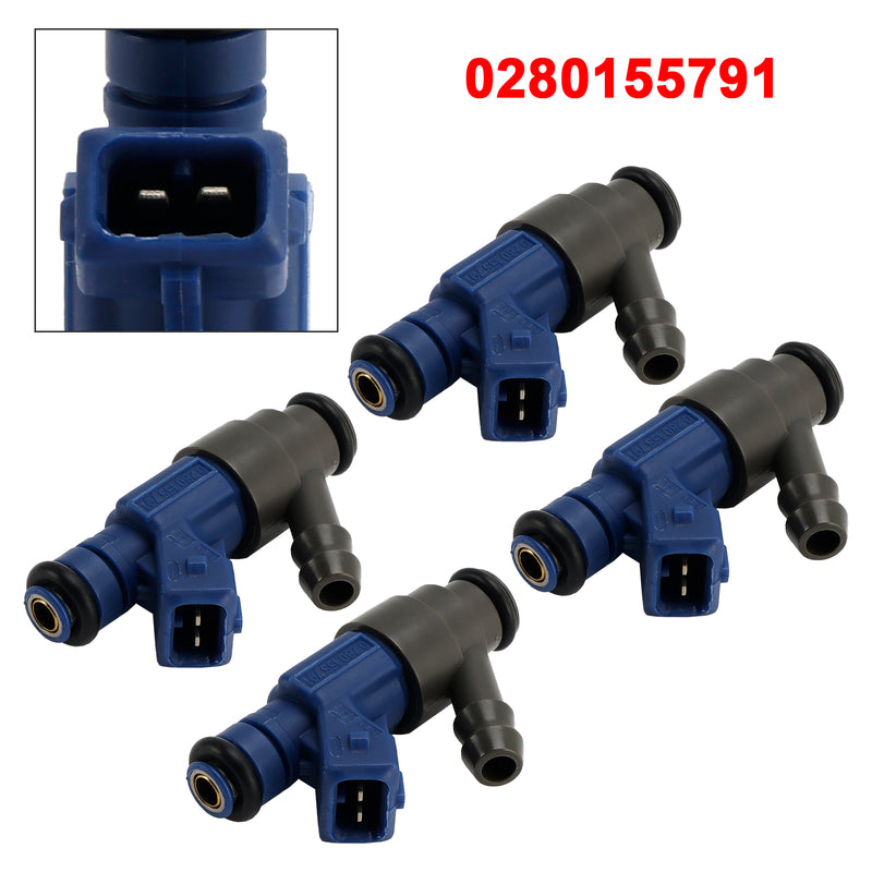 Volkswagen Golf Jetta Beetle 2.0L 1998-2001 0280155791 4PCS Fuel Injector