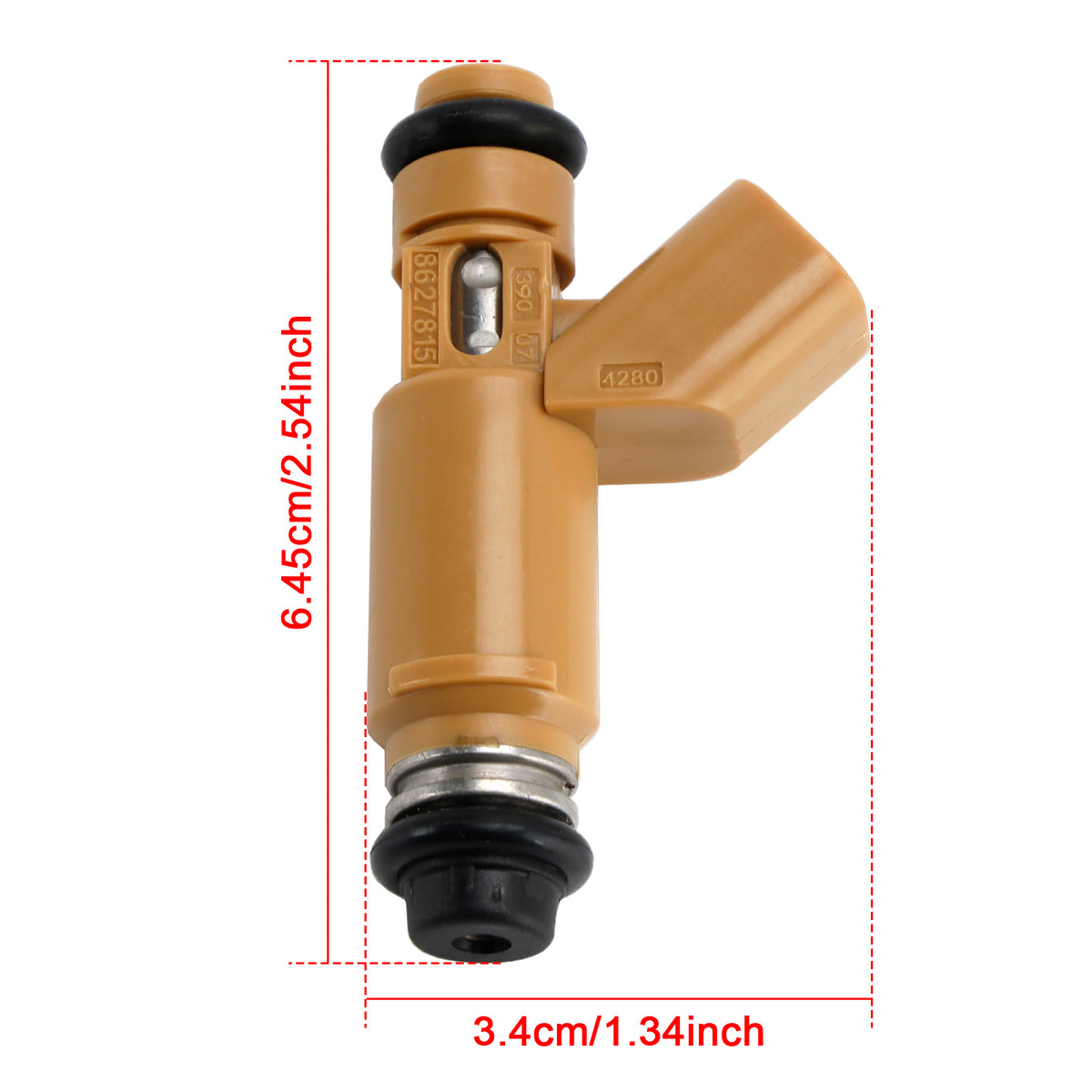 Volvo S40 V50 C30 B5244S4 2.4L I5 2004-2010 8627815 1PCS Fuel Injector