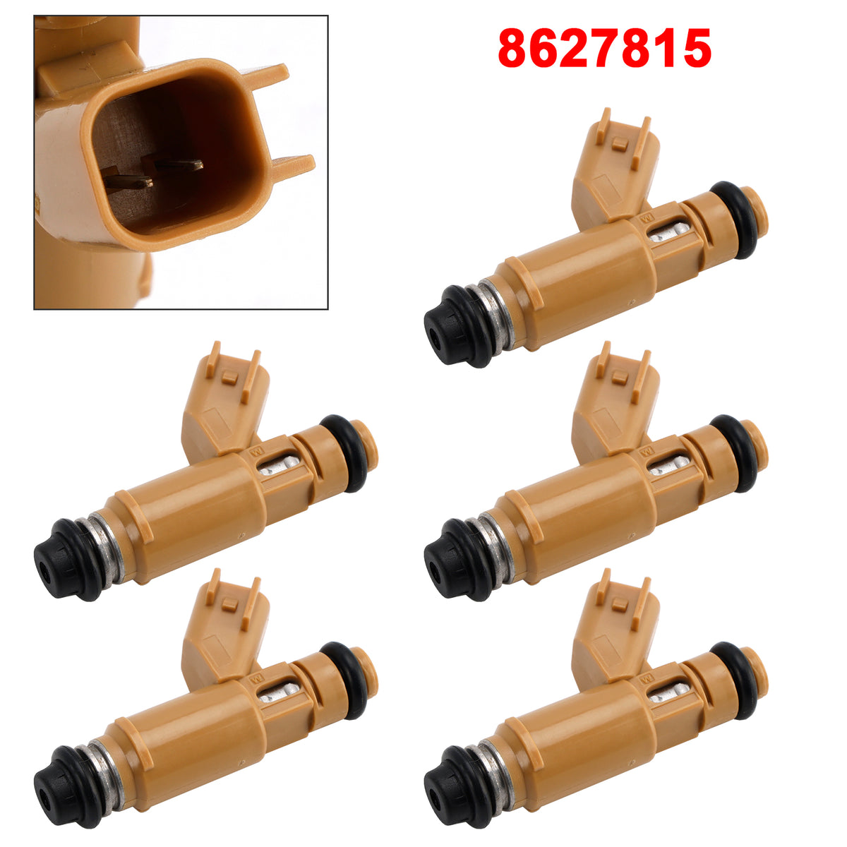 Volvo S40 V50 C30 B5244S4 2.4L I5 2004-2010 8627815 5Pcs Fuel Injector