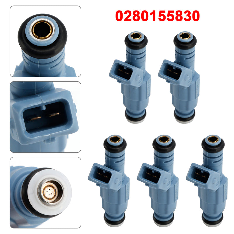 Volvo C70 V70 S60 S80 1998-2009 91860600 0280155830 5Pcs Fuel Injector