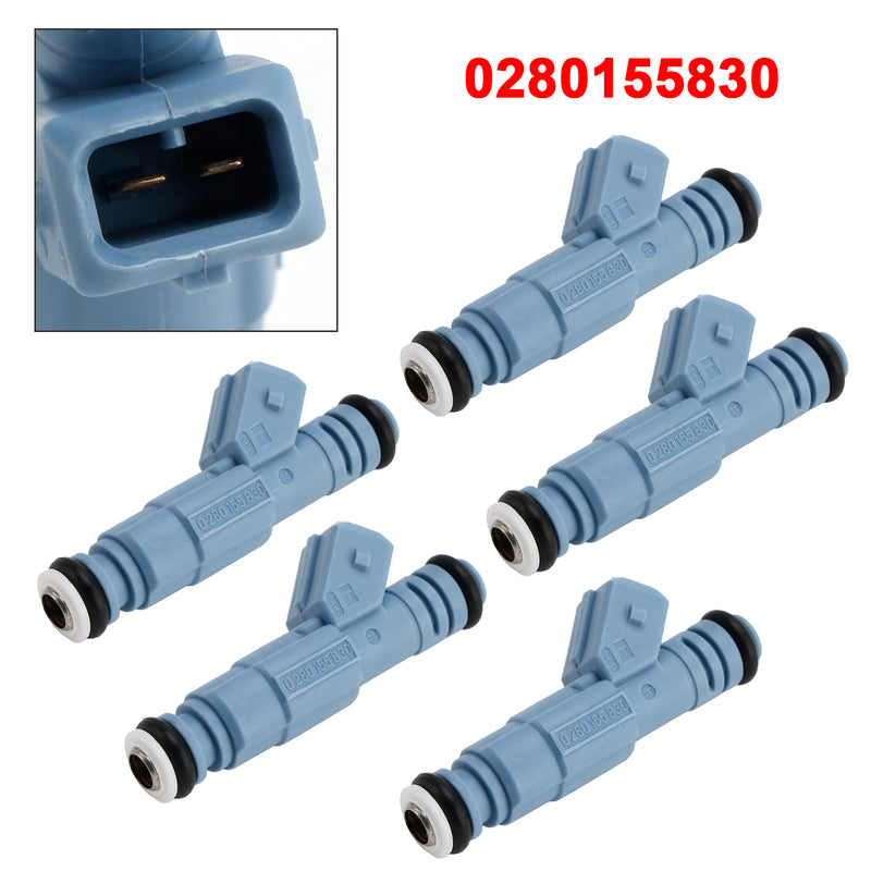 Volvo C70 V70 S60 S80 1998-2009 91860600 0280155830 5Pcs Fuel Injector