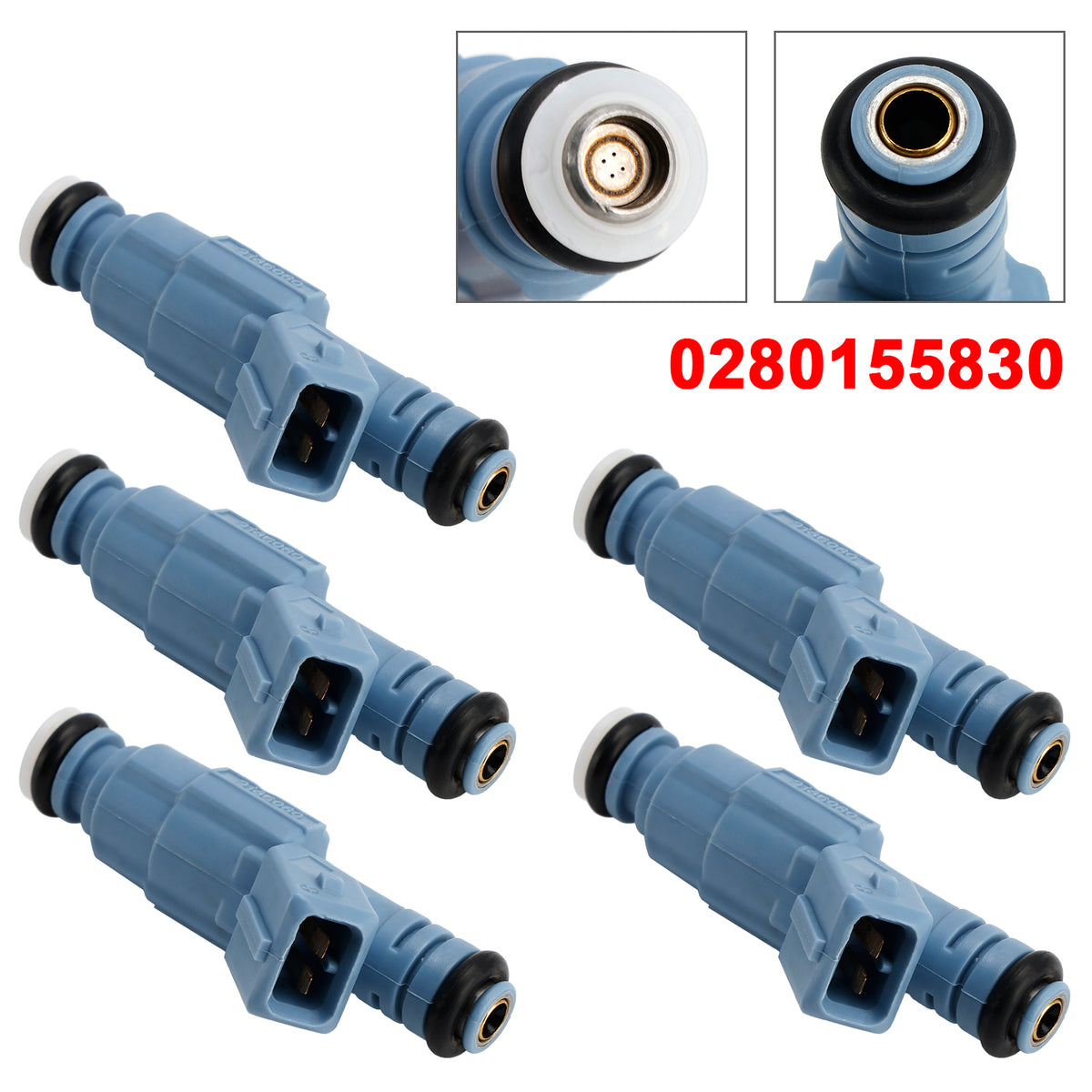 Volvo C70 V70 S60 S80 1998-2009 91860600 0280155830 5Pcs Fuel Injector