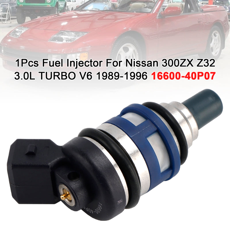 Nissan 300ZX Z32 3.0L TURBO V6 1989-1996 16600-40P07 1PCS Fuel Injector