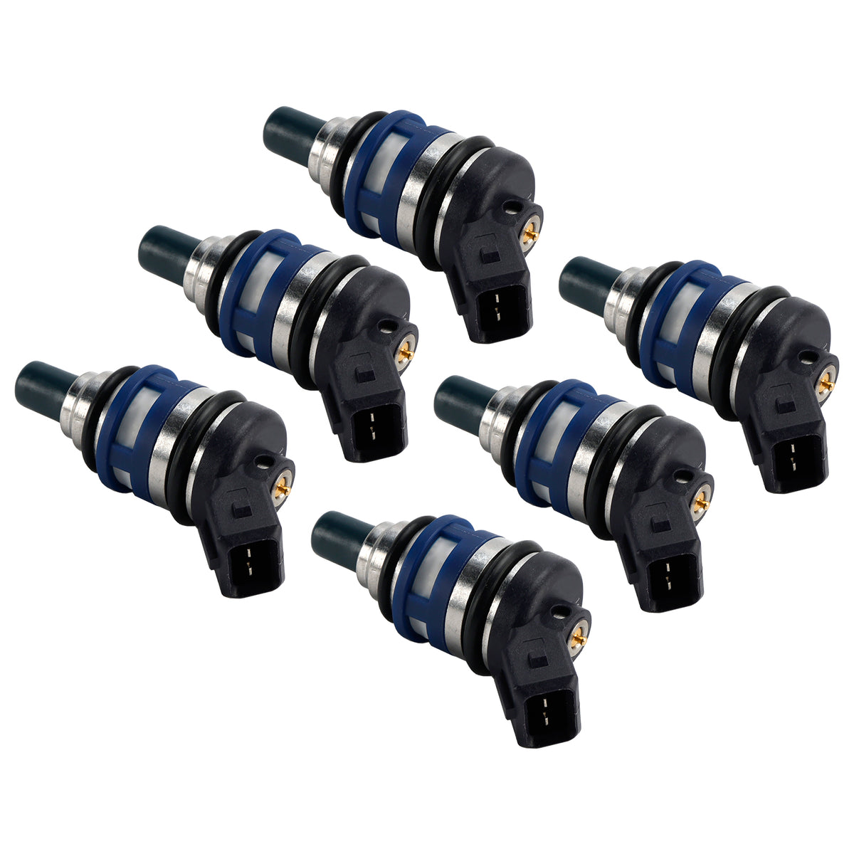 Nissan 300ZX Z32 3.0L TURBO V6 1989-1996 16600-40P07 6PCS Fuel Injector
