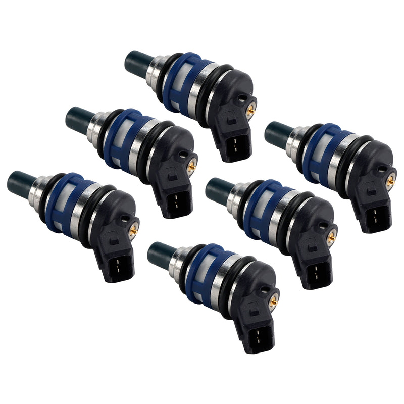 Nissan 300ZX Z32 3.0L TURBO V6 1989-1996 16600-40P07 6PCS Fuel Injector