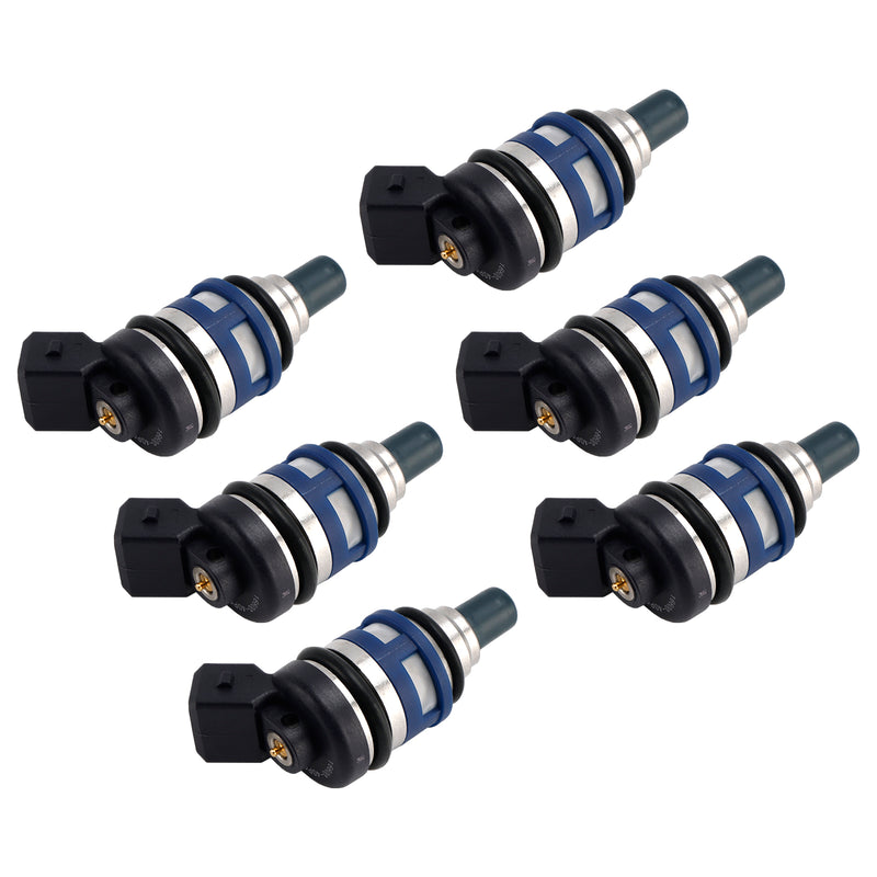Nissan 300ZX Z32 3.0L TURBO V6 1989-1996 16600-40P07 6PCS Fuel Injector