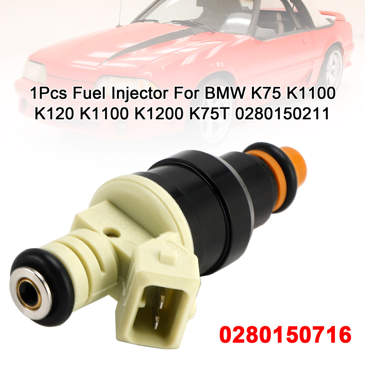 BMW K75 K1100 K120 K1100 K1200 K75T 0280150211 1PCS Fuel Injector