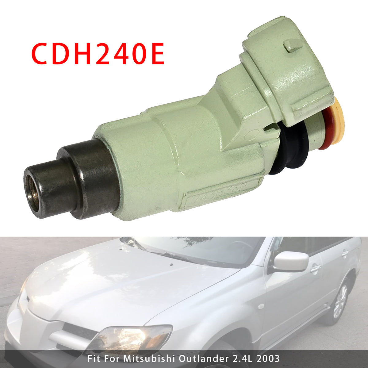 Mitsubishi Outlander 2.4L I4 2003 CDH240E 1PCS Fuel Injector