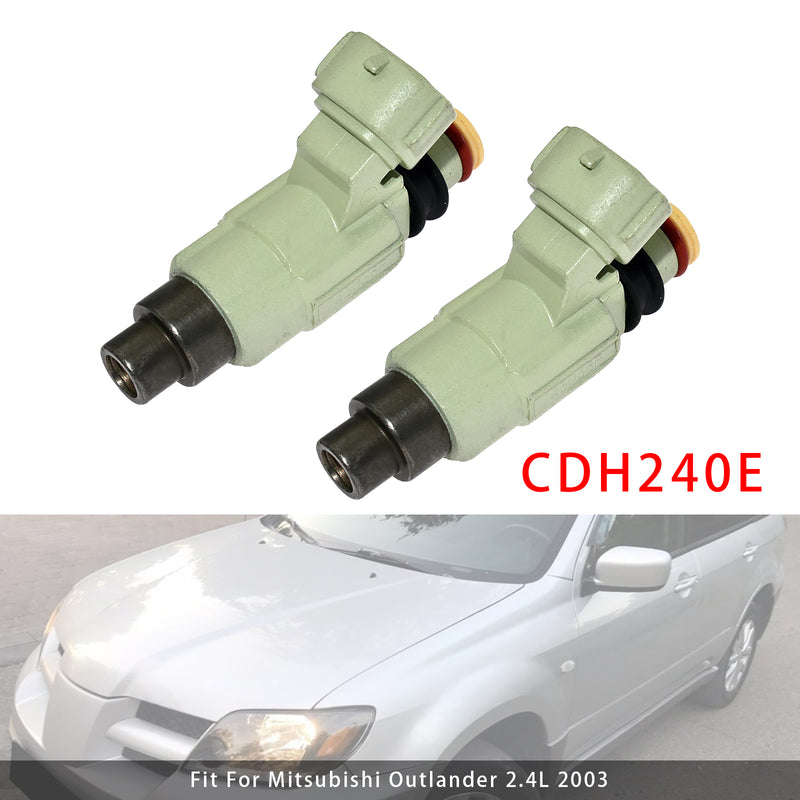 Mitsubishi Outlander 2.4L I4 2003 CDH240E 2Pcs Fuel Injector