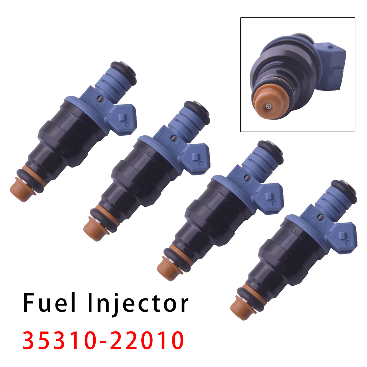 Hyundai Excel X3 1.5L 4 Cyl G4EK 1994-1999 35310-22010 4PCS Fuel Injector