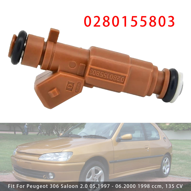 Peugeot 806 605 306 406 2.0 16V 0280155803 96288914 1PCS Fuel Injector
