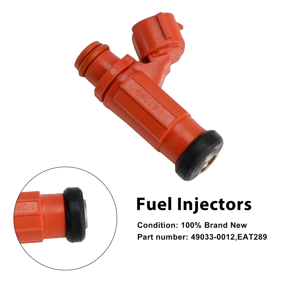 Kawasaki NINJA 1000 ZX-6R Z1000 49033-0012 Fuel Injectors EAT289