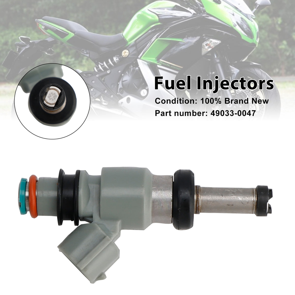 Kawasaki Ninja 400 2018-2024 Eliminator Z500 NINJA 500 49033-0047 Fuel Injectors