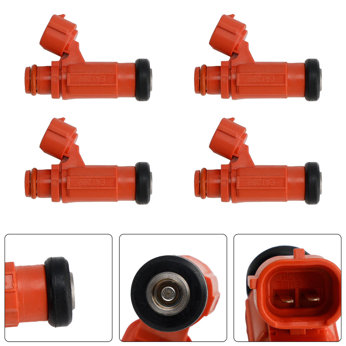 Kawasaki NINJA 1000 ZX-6R Z1000 4PCS 49033-0012 Fuel Injectors EAT289