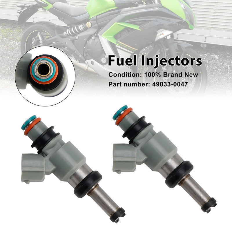 Kawasaki Ninja 400 2018-2024 Eliminator Z500 NINJA 500 2PCS 49033-0047 Fuel Injectors