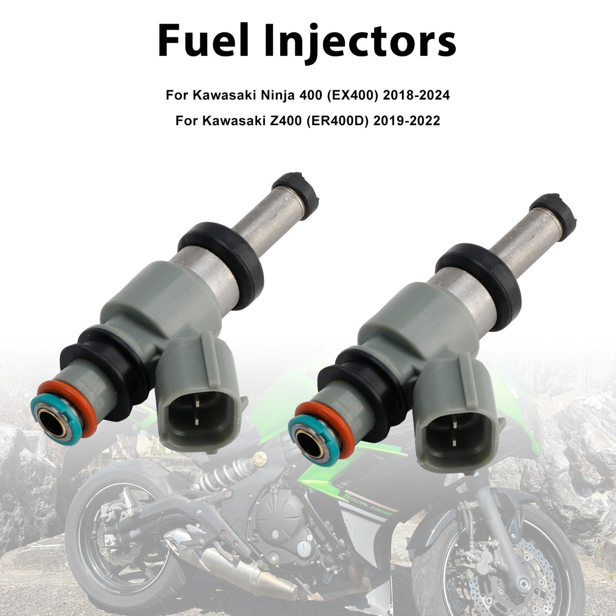 Kawasaki Ninja 400 2018-2024 Eliminator Z500 NINJA 500 2PCS 49033-0047 Fuel Injectors