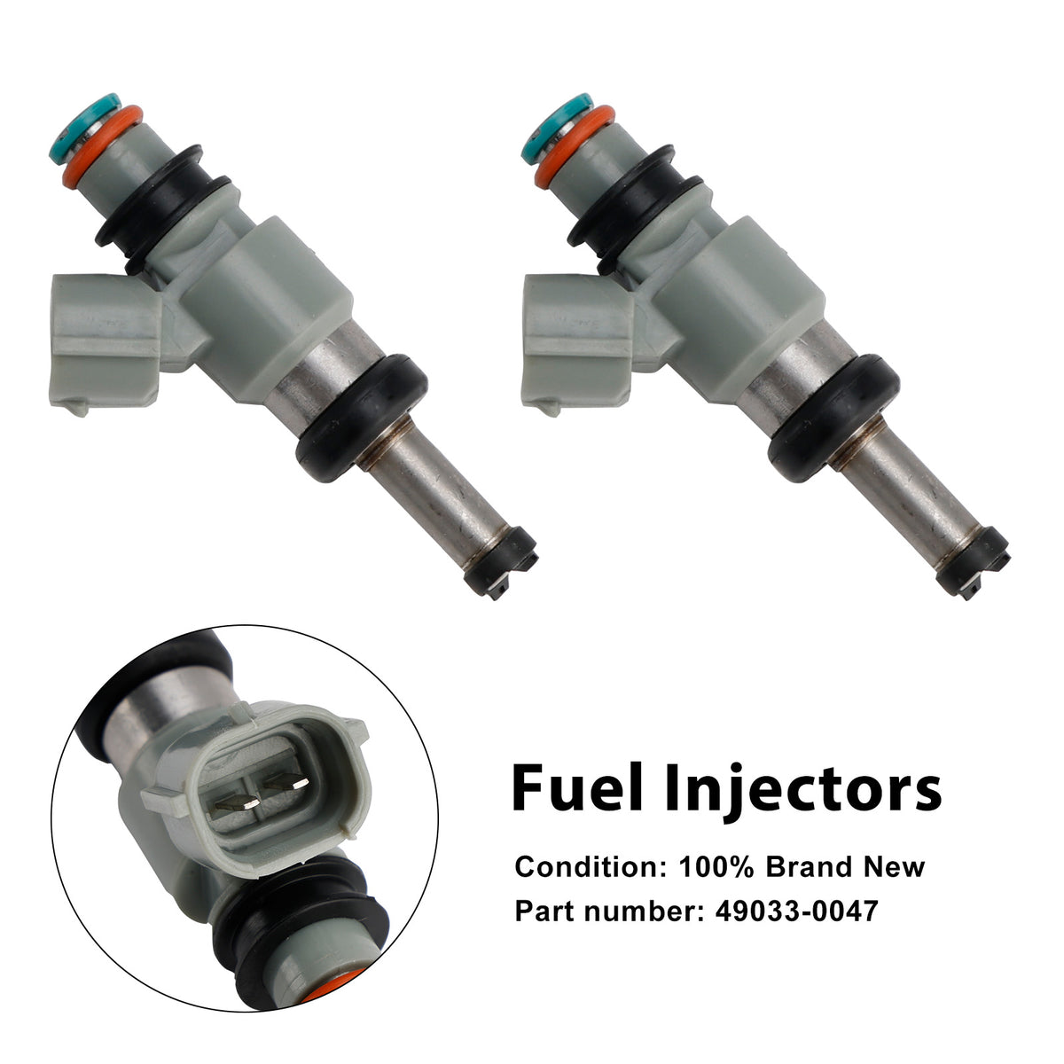 Kawasaki Ninja 400 2018-2024 Eliminator Z500 NINJA 500 2PCS 49033-0047 Fuel Injectors