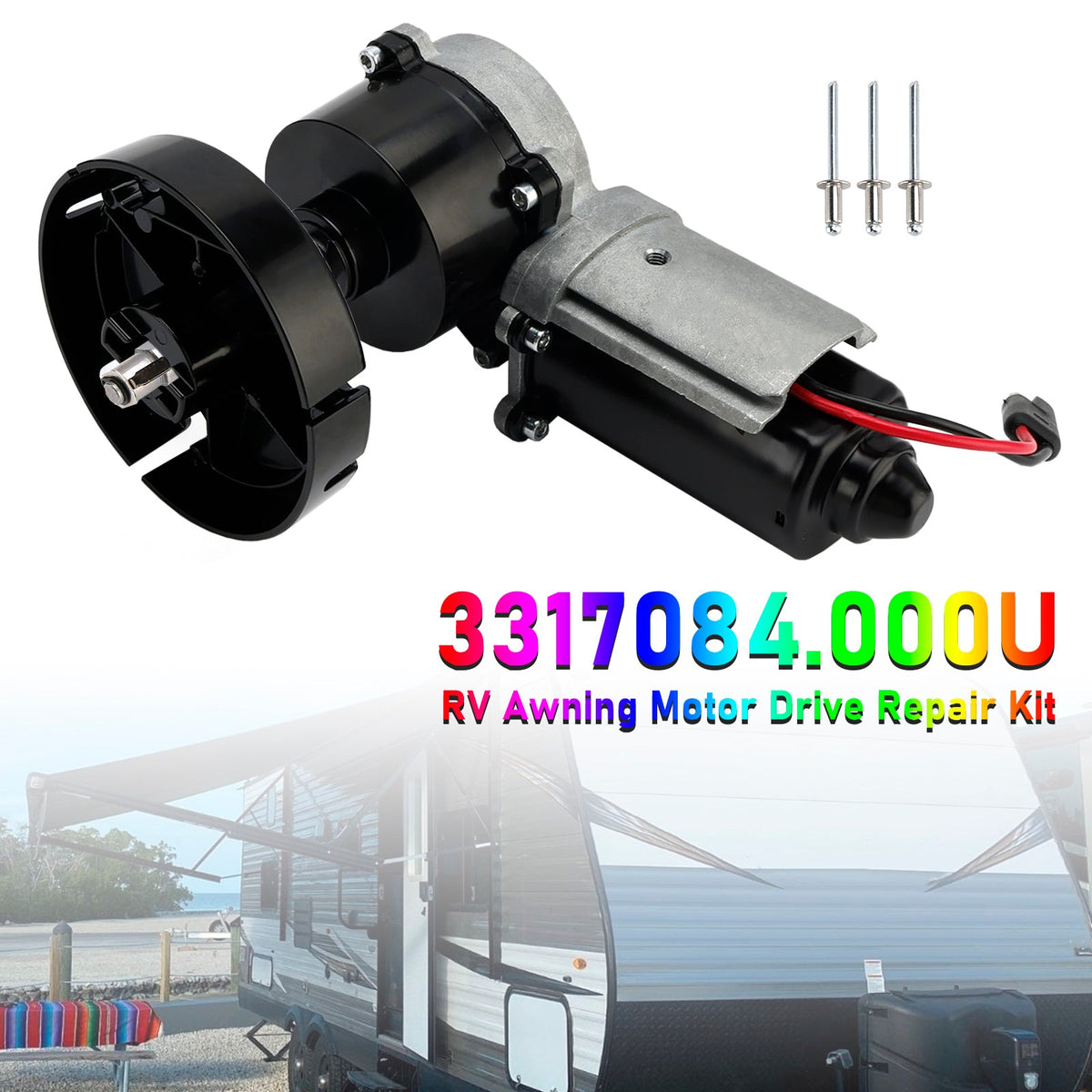 Dometic 9200 Series 3317084.000U RV Awning Motor Drive Repair Kit Assembly