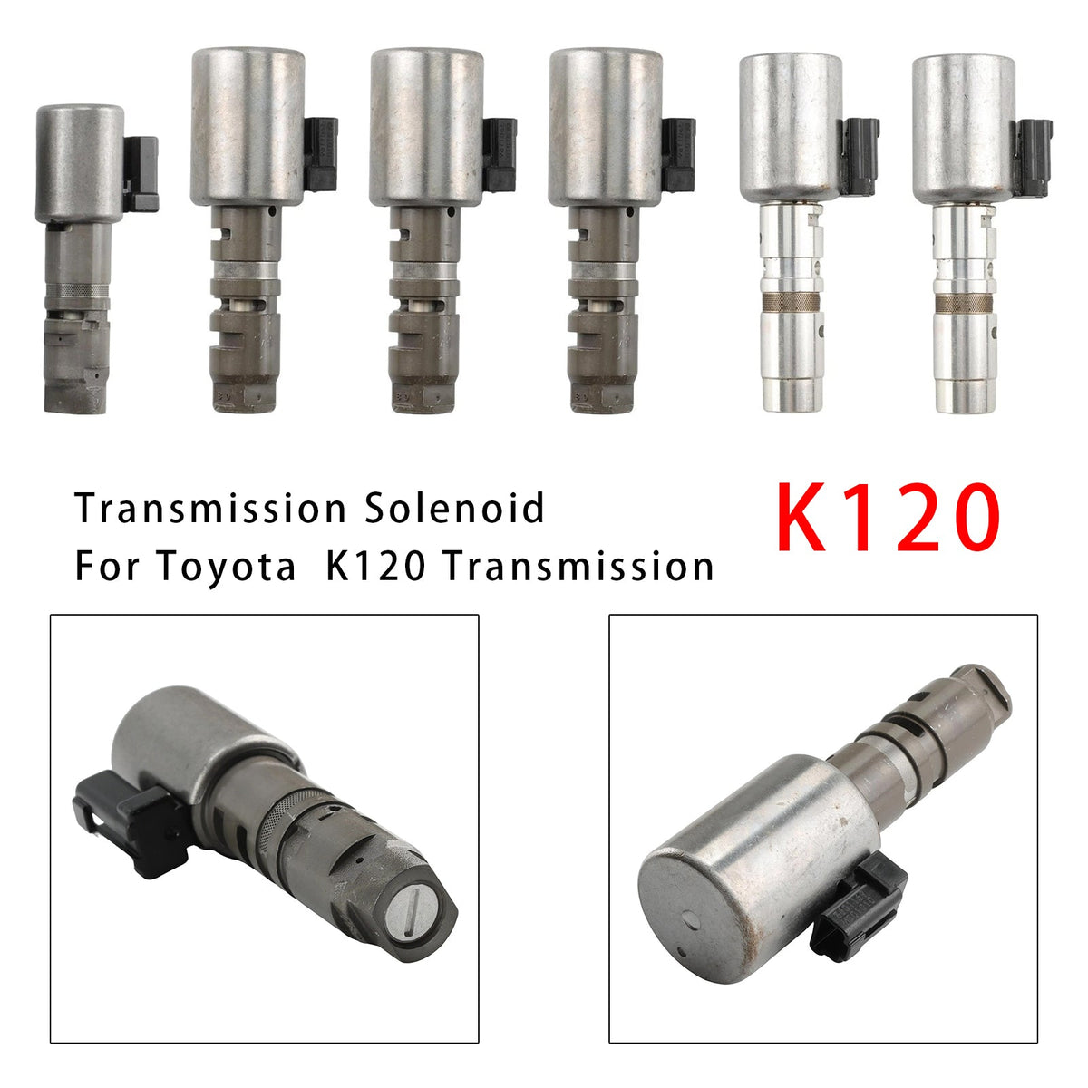 6PCS K120 Transmission Solenoid Kit For Toyota Corolla SE 2021