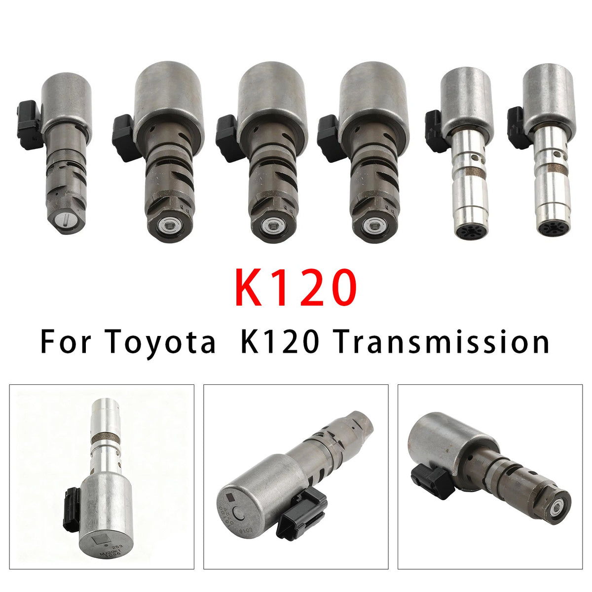 6PCS K120 Transmission Solenoid Kit For Toyota Corolla SE 2021