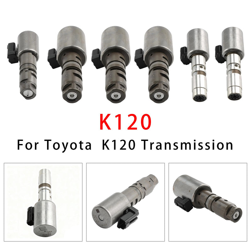 6PCS K120 Transmission Solenoid Kit For Toyota Corolla SE 2021
