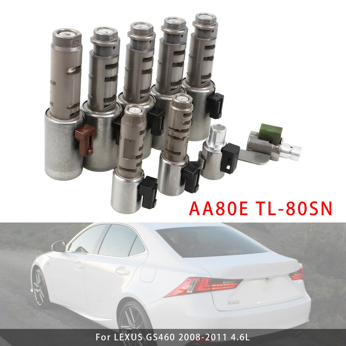 Toyota IS LS460/LS460L GS460 AA80E TL-80SN Transmission Solenoids Kit