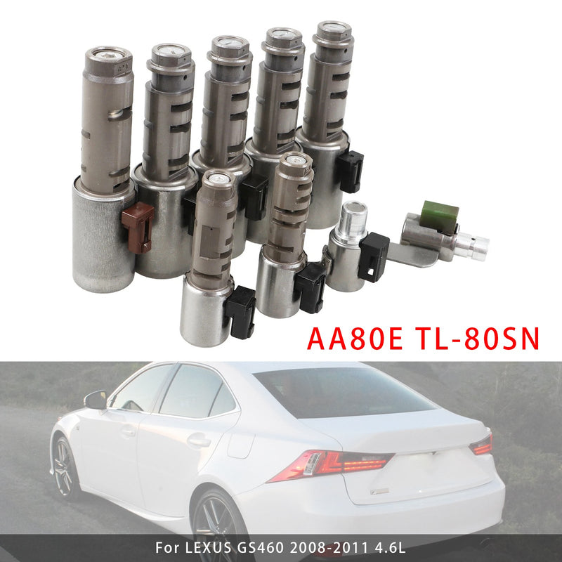 AA80E TL-80SN Transmission Solenoids Kit For Toyota IS LS460/LS460L GS460