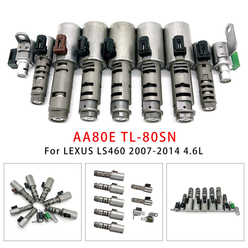 AA80E TL-80SN Transmission Solenoids Kit For Toyota IS LS460/LS460L GS460