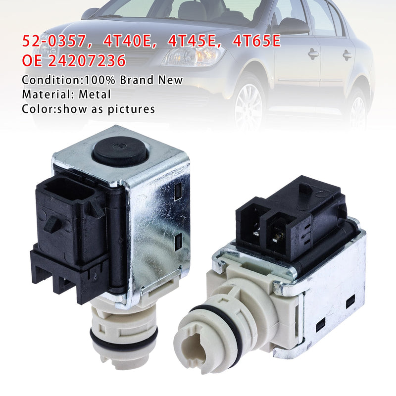 4T40E 4T45E 4T65E Transmission Shift Solenoid Set 52-0357 (OE 24207236)