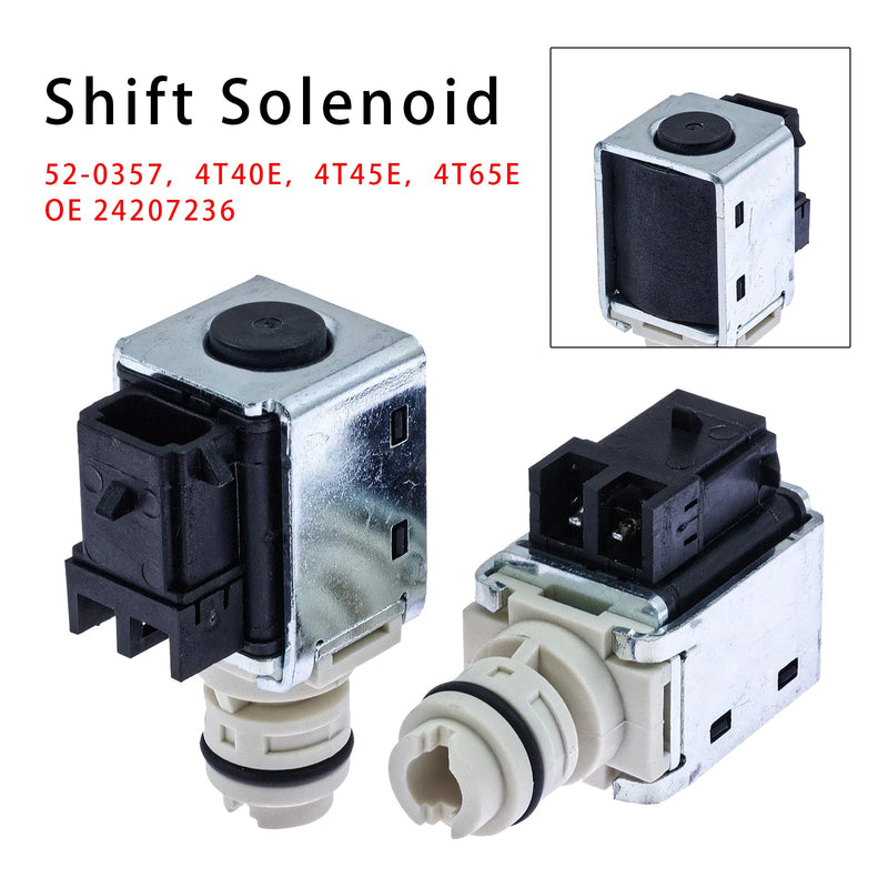 4T40E 4T45E 4T65E Transmission Shift Solenoid Set 52-0357 (OE 24207236)