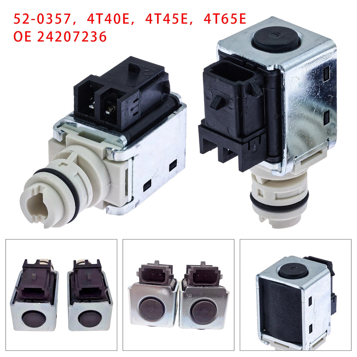 4T40E 4T45E 4T65E Transmission Shift Solenoid Set 52-0357 (OE 24207236)