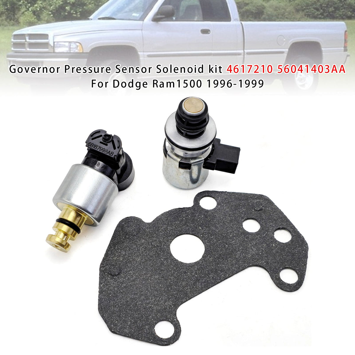 Governor Pressure Sensor Solenoid kit 4617210 56041403AA For Dodge Ram1500 96-99