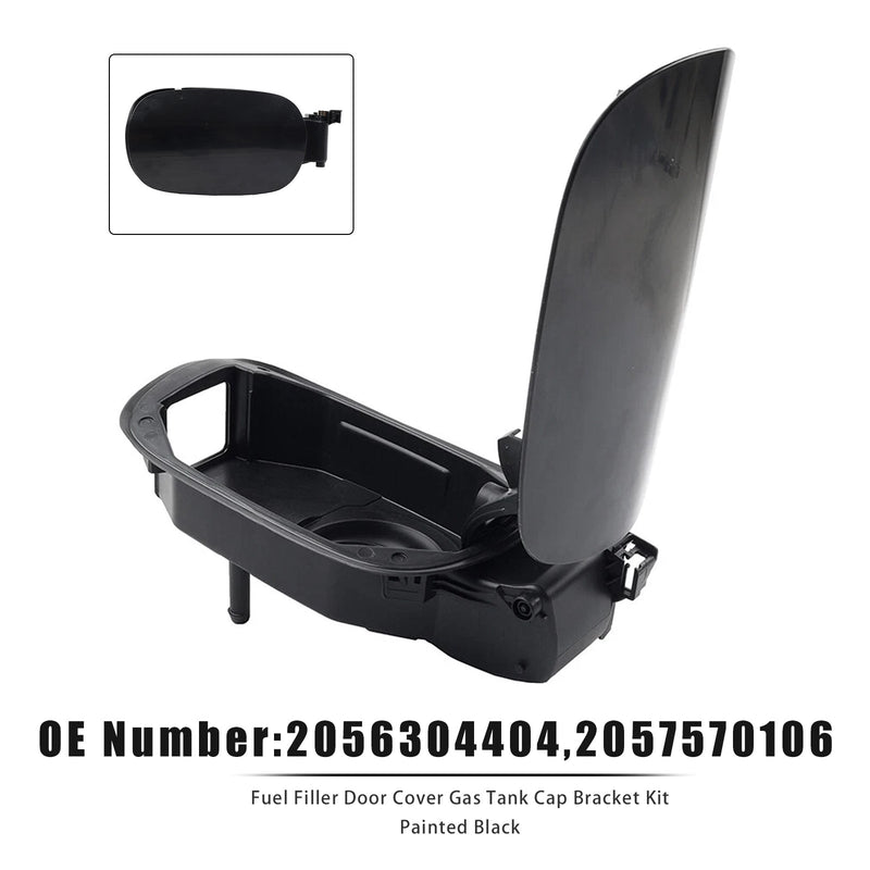 Mercedes Benz W205 C350 2015-2018 Fuel Gas Tank Cap Bracket Kit Painted 2056304404 2057570106