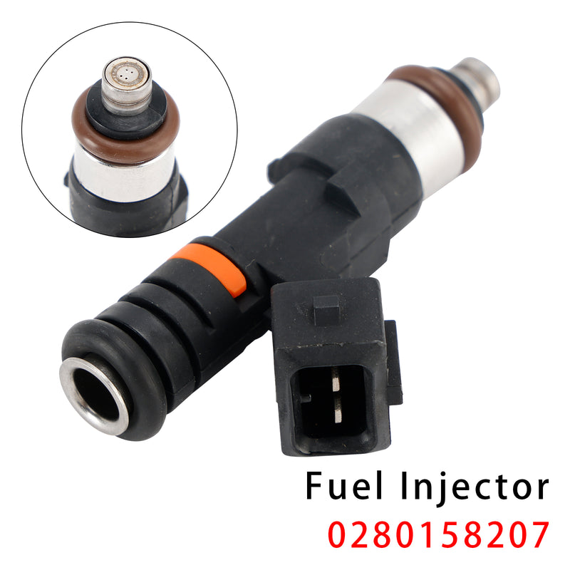 Ford Focus III Fiesta VI Mondeo IV 0280158207 1PCS Fuel Injector