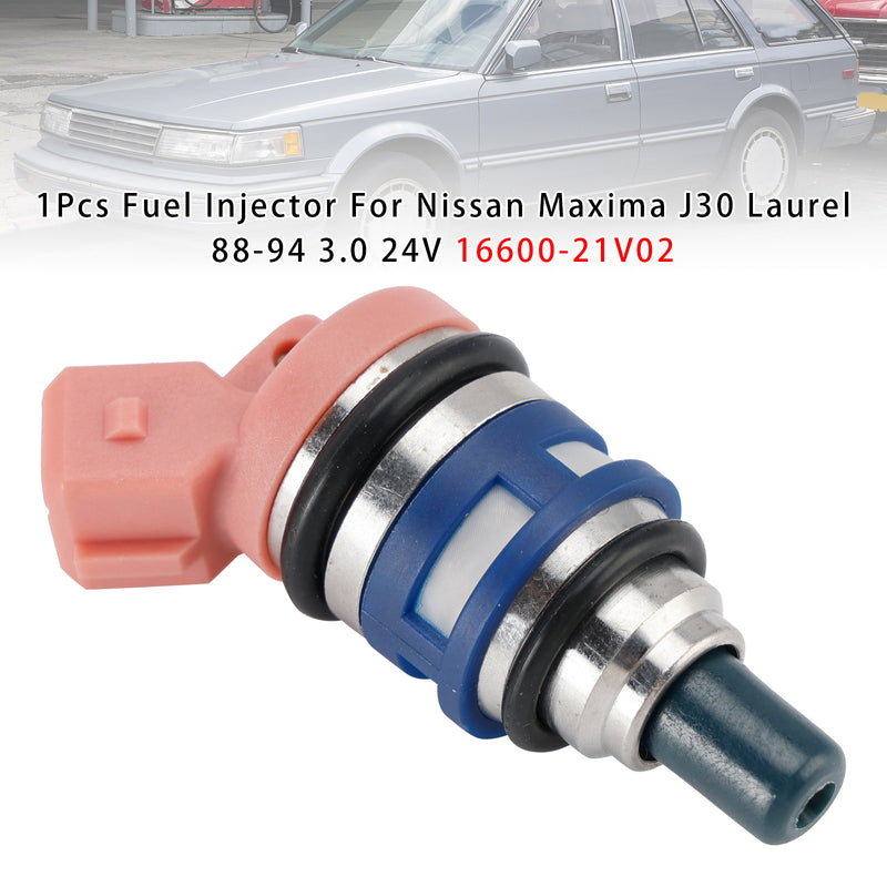 Nissan Maxima J30 Laurel 1988-1994 3.0 24V 16600-21V02 1PCS Fuel Injector