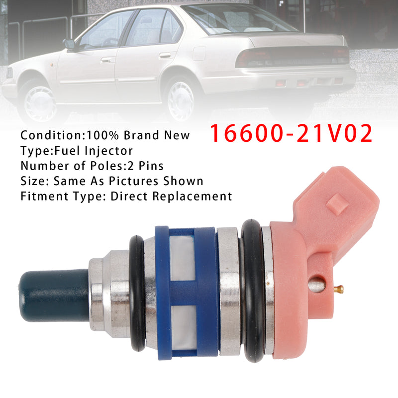 Nissan Maxima J30 Laurel 1988-1994 3.0 24V 16600-21V02 1PCS Fuel Injector