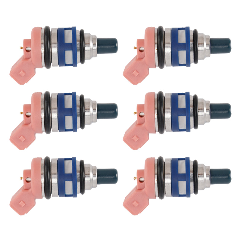 Nissan Maxima J30 Laurel 1988-1994 3.0 24V 16600-21V02 6PCS Fuel Injector