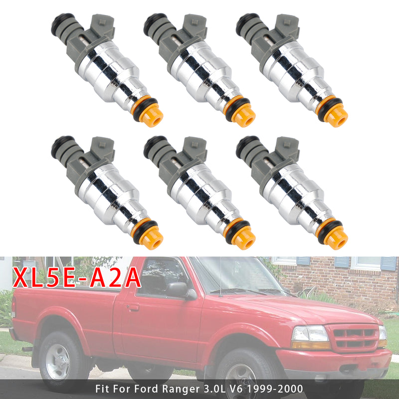 Ford Ranger Mazda B3000 3.0L V6 XL5E-A2A XL5E-B2A 6PCS Fuel Injector