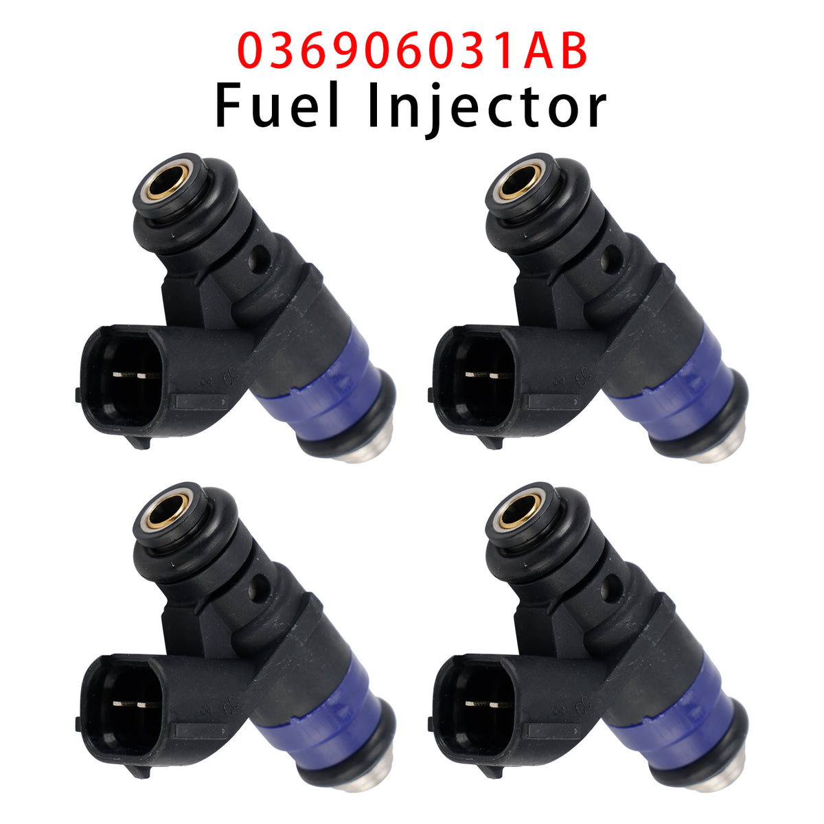 VW Polo Skoda Fabia I Seat Ibiza III 1.4 16V 036906031AB 4PCS Fuel Injector