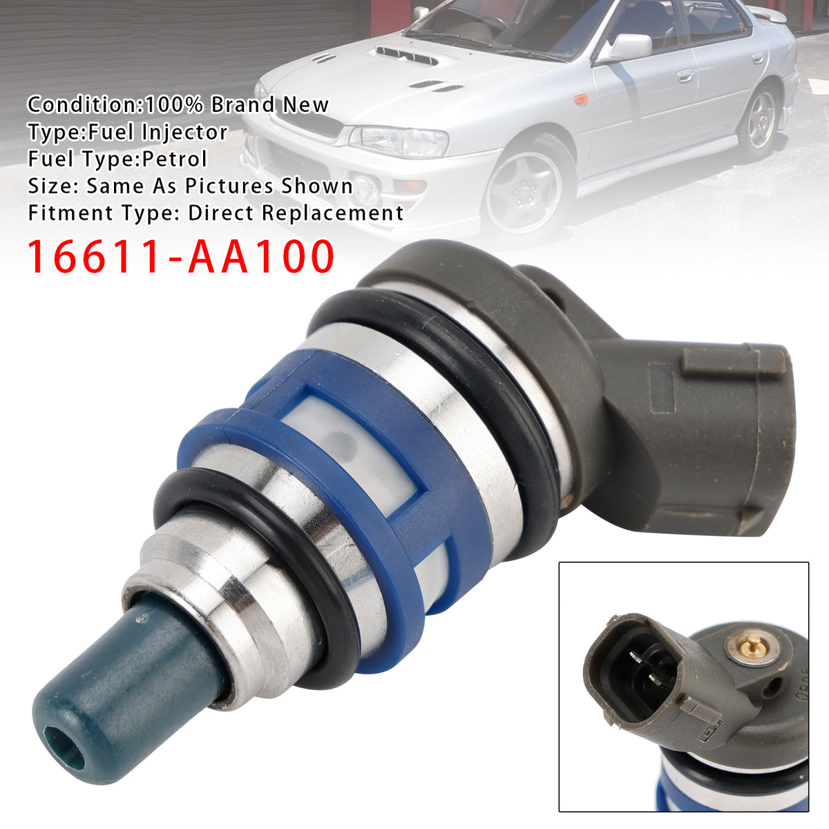 Subaru Impreza WRX GC8 1993-1999 16611-AA100 1PCS Fuel Injector
