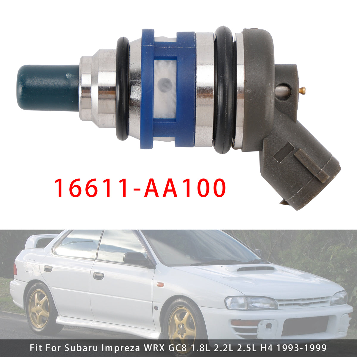 Subaru Impreza WRX GC8 1993-1999 16611-AA100 1PCS Fuel Injector