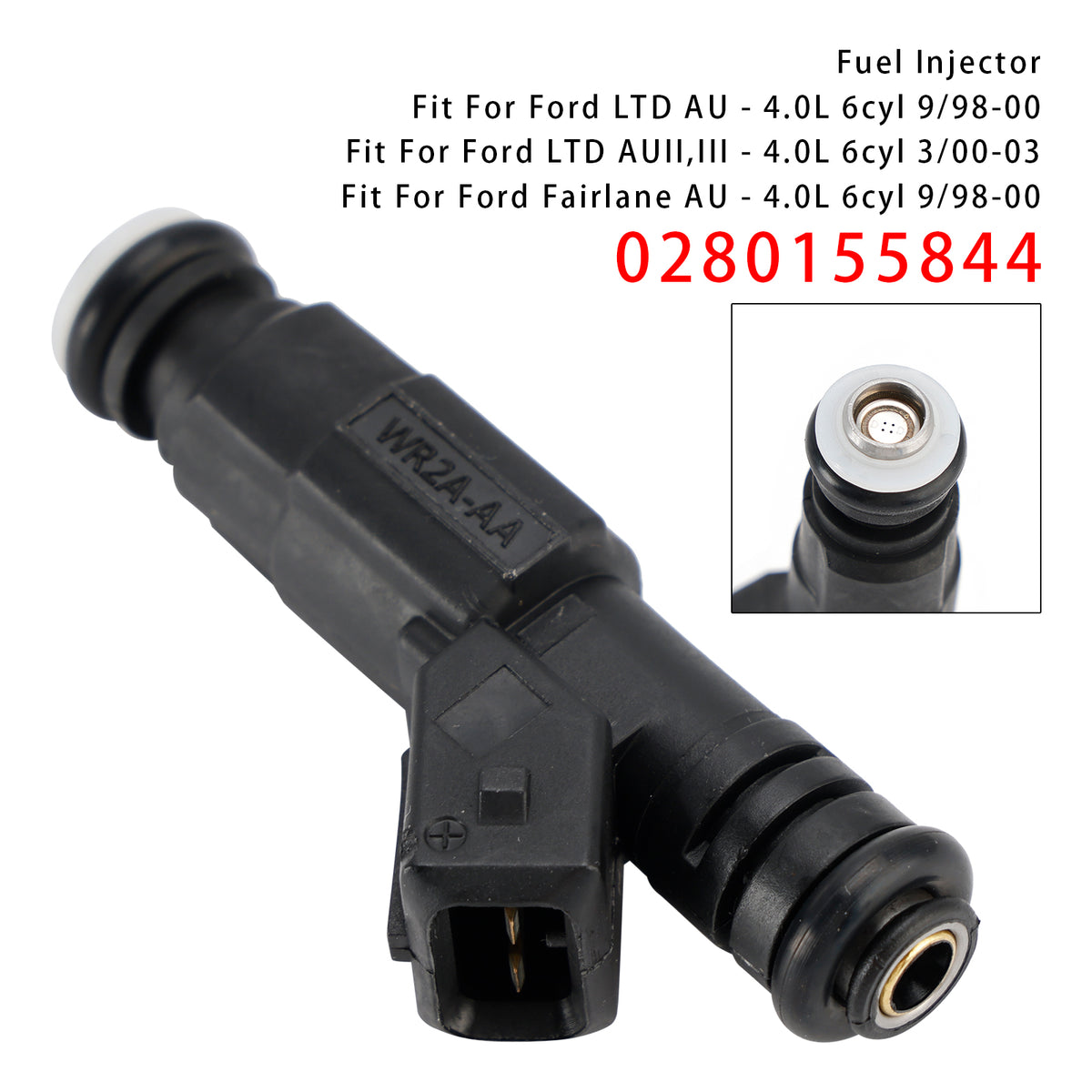 Ford Falcon AU 4.0L Jeep Cherokee Commander 0280155844 1PCS Fuel Injector