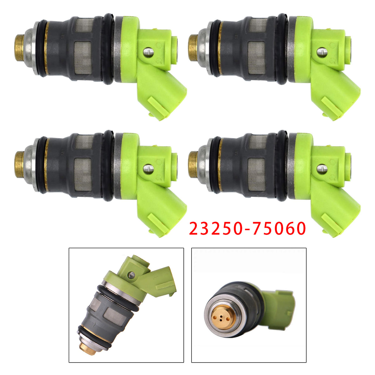 Toyota Pickup 4Runner Hiace 2.4L 1989-1995 23250-75060 4PCS Fuel Injector