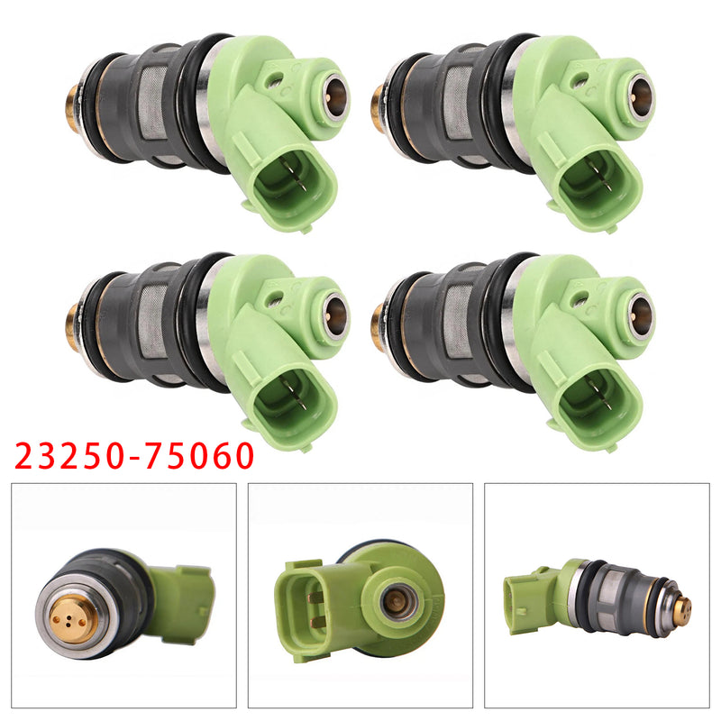 Toyota Pickup 4Runner Hiace 2.4L 1989-1995 23250-75060 4PCS Fuel Injector