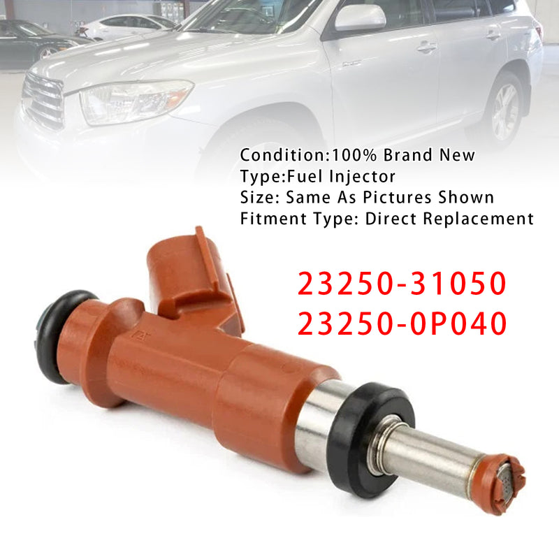 Toyota Camry Sienna Lexus RX350 3.5L V6 2007-2015 23250-31050 1PCS Fuel Injector