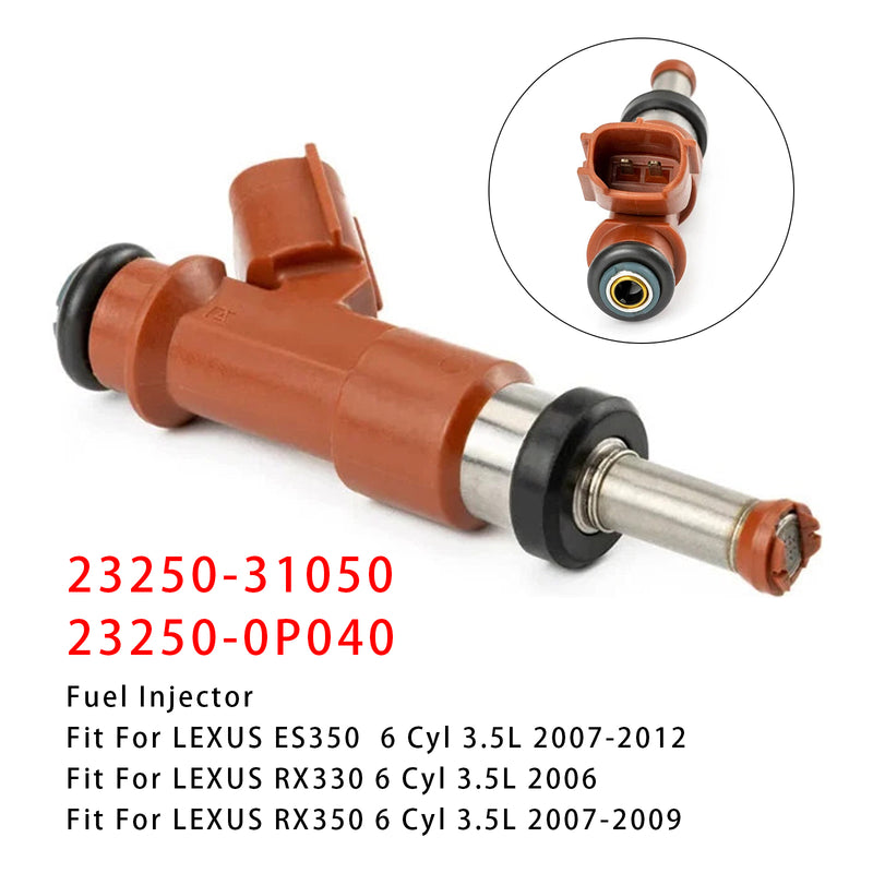 Toyota Camry Sienna Lexus RX350 3.5L V6 2007-2015 23250-31050 1PCS Fuel Injector